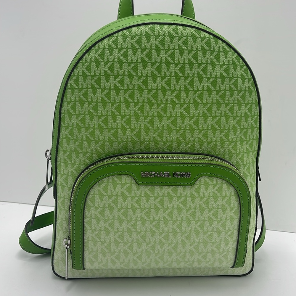 Michael Kors Jaycee Medium Ombré Signature Logo Backpack
Jungle Green 
NWT - Picture 11 of 16